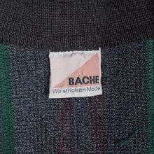 Load image into Gallery viewer, Vintage Bache Cardigan L XL Geometric Wool Blend Germany 80s 90s Grandpa Knit