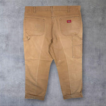 Load image into Gallery viewer, Early 00's Dickies Workwear Skater Distressed Faded Brown Carpenter Jeans