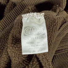 Load image into Gallery viewer, Animal Surfer Khaki Brown Ribbed Fleece 1/4 Zip Pullover Sweatshirt