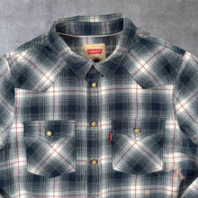 Load image into Gallery viewer, Levi's Western Multi Plaid Check Long Sleeve Cotton Popper Shirt
