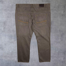 Load image into Gallery viewer, Mantaray "Straight Leg" Debenhams Washed Brown-Grey Cotton Denim Jeans