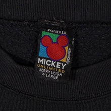 Load image into Gallery viewer, Vintage Mickey Unimited Disney "Mickey Mouse USA" Jerry Leigh Black Sweatshirt