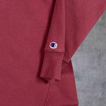 Load image into Gallery viewer, Champion Classic Embroidered Mini Logo Red Crewneck Sweatshirt