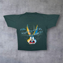 Load image into Gallery viewer, Vintage NFL Green Bay Packers (1995) Looney Tunes Football Taz Bugs Bunny Green T-Shirt