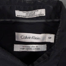 Load image into Gallery viewer, Calvin Klein "Extreme Slim Fit" Classic Black Long Sleeve Dress Shirt