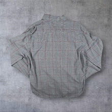 Load image into Gallery viewer, Levi's Grey Red White Check Long Sleeve Cotton Button-Down Shirt