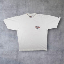 Load image into Gallery viewer, Vintage Hard Rock Cafe "Lisbon" Tourist Logo Graphic White Cotton T-Shirt