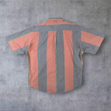 Load image into Gallery viewer, Vintage 90s Tommy Hilfiger Shirt L Crest Logo Colour Block Stripe Oversized