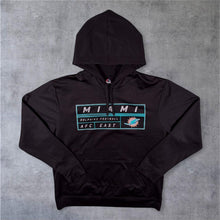 Load image into Gallery viewer, Majestic Therma Base NFL Miami Dolphins Football Polyester Black Hoodie
