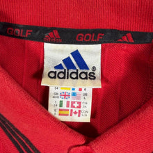 Load image into Gallery viewer, Vintage Adidas Golf Polo Shirt Mens L XL Red Black Pinstripe Retro Y2K Sportswear