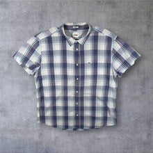 Load image into Gallery viewer, Wrangler "Regular" Blue White Mix Check Short Sleeve Cotton Shirt