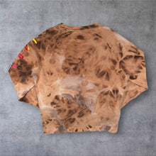 Load image into Gallery viewer, Jordan Jumpman Logo Spellout Graphic Tan-Brown Tie Dye Sweatshirt