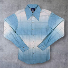 Load image into Gallery viewer, Vintage 70s Sears Jeans Joint Western Shirt S Ombre Pearl Snap Cowboy USA