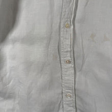 Load image into Gallery viewer, Polo Ralph Lauren White Short Sleeve Linen Silk Blend Balloon Sleeve Shirt