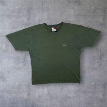 Load image into Gallery viewer, Vintage Tommy Hilfiger Embroidered Mini Crest Logo Faded Green Cotton T-Shirt