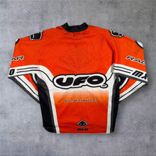 Load image into Gallery viewer, Vintage Y2K UFO Plast Platinum MX10 Motocross Jersey Orange Medium 2000's