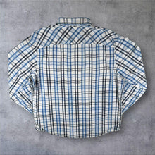 Load image into Gallery viewer, Timberland Regular Fit Blue White Black Check Cotton Long Sleeve Button-Down Shirt