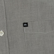 Load image into Gallery viewer, Quiksilver Shirt Mens M Grey Long Sleeve Y2K Surf Skate Casual Button Up