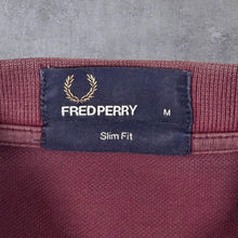 Load image into Gallery viewer, Fred Perry “Slim Fit” Mod Embroidered Mini Laurel Logo Faded Burgundy Polo Shirt