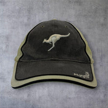 Load image into Gallery viewer, Vintage Y2K Australia Kangaroo Cap Two Tone Peak Strapback Hat
