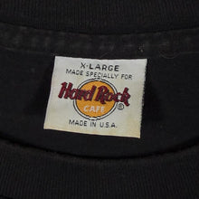 Load image into Gallery viewer, Vintage Hard Rock Cafe "Orlando" USA Tourist Logo Spellout Graphic Black T-Shirt