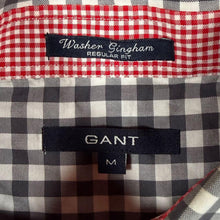 Load image into Gallery viewer, GANT "Washer Gingham Regular Fit" Plaid Check Long Sleeve Cotton Button-Down Shirt
