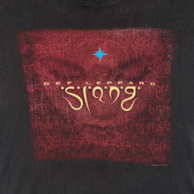 Load image into Gallery viewer, Vintage Def Leppard "Slang 1996 Europe Tour" Hard Rock Music Band Black T-Shirt