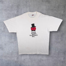 Load image into Gallery viewer, Vintage Anvil "Tennis Auction & Ball Tournament" Graphic White Single Stitch T-Shirt