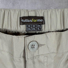 Load image into Gallery viewer, Atlas For Men "Riding Waves" Surfer Lightweight Beige Polyester Board Shorts