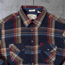 Load image into Gallery viewer, Vintage Northwest Territory Multi Plaid Check Acrylic Flannel Long Sleeve Shirt