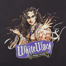 Load image into Gallery viewer, Vintage Wychwood Brewery "White Wych" Fantasy Art Graphic Faded Black Cotton T-Shirt