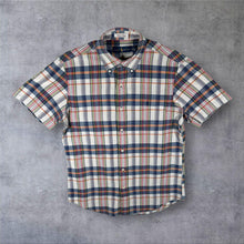 Load image into Gallery viewer, Ralph Lauren Bleeding Madras Multi Check Short Sleeve Button-Down Cotton Shirt