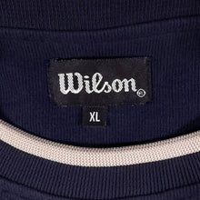 Load image into Gallery viewer, Early 00's Wilson Embroidered Mini Logo Navy Blue Golf Lined Sweatshirt