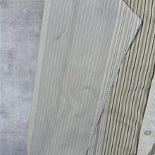 Load image into Gallery viewer, Quiksilver Y2K Mens M Patchwork Stripe Shirt Cream Long Sleeve Surf Skater 00s