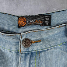 Load image into Gallery viewer, KAM Jeans "K-Carlos" Hip Hop Y2K Blue Denim Straight Leg Jeans