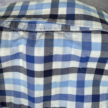 Load image into Gallery viewer, Barbour "Regular Fit" Blue Black White Check Cotton Long Sleeve Button-Down Shirt