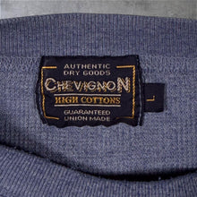 Load image into Gallery viewer, Vintage Chevignon Union Made Classic Blue Cotton Blend Short Sleeve T-Shirt