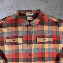 Load image into Gallery viewer, Vintage LL Bean Chamois Cloth Shirt Heavyweight Plaid Check Flannel Workwear XXL
