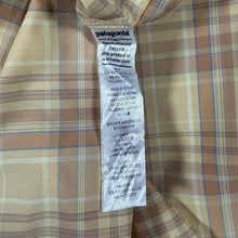 Load image into Gallery viewer, Patagonia Sun Stretch Shirt Mens XXL 52198 Jetty Sespe Tan Plaid Fishing Technical