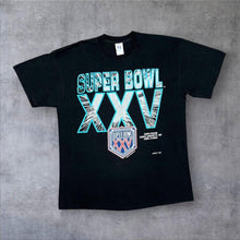 Load image into Gallery viewer, Vintage Logo 7 (1991) Super Bowl XXV Football Graphic Single Stitch T-Shirt