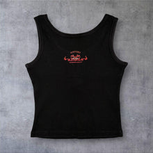 Load image into Gallery viewer, Vintage Y2K Harley Davidson "Foundry, Canterbury" Lace Up Ribbed Knit Tank Top