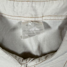 Load image into Gallery viewer, Vintage 90's Cowboy Western Aztec Panel Cream Cotton Long Sleeve Shirt