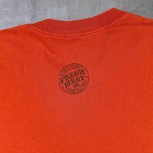 Load image into Gallery viewer, Fresh Meat "Huntin' Dogs" Animal Wildlife Novelty Graphic Orange Cotton T-Shirt