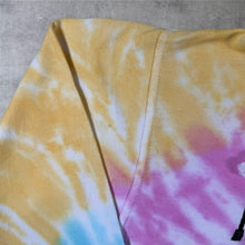Load image into Gallery viewer, Mackinaw City Michigan USA Embroidered Tourist Multi Colour Tie Dye Hoodie