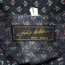 Load image into Gallery viewer, Vintage Julio Belles Western Style Patterned Made In France Long Sleeve Shirt