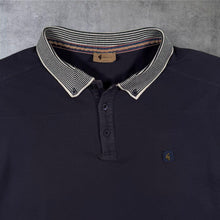 Load image into Gallery viewer, Early 00’s Gabicci Mini Logo Striped Trim Short Sleeve Cotton Polo Shirt