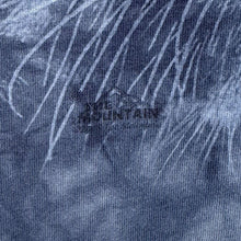 Load image into Gallery viewer, The Mountain White Tiger Animal Wildlife Navy Blue Tie Dye Cotton T-Shirt