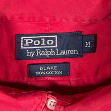 Load image into Gallery viewer, Vintage Polo Ralph Lauren "Blake" Red Cotton Long Sleeve Button-Down Shirt