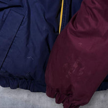 Load image into Gallery viewer, Vintage 90s Tommy Hilfiger Reversible Down Puffer Jacket XL Plaid Colour Block