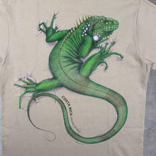 Load image into Gallery viewer, Vintage Tucan Tico "Costa Rica" Iguana Lizard Wildlife Tourist Graphic T-Shirt